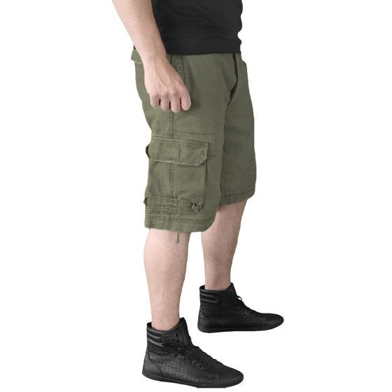Surplus Vintage Shorts - Tvättad Oliv