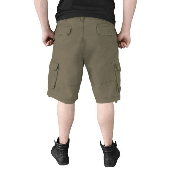 Surplus Vintage Shorts - Tvättad Oliv