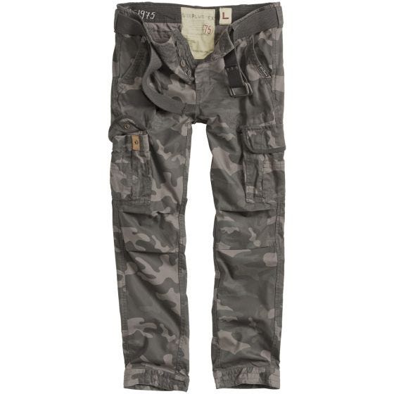 Surplus Premium Slimmy Byxor - Black Camo