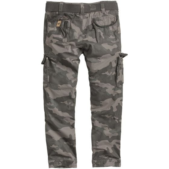 Surplus Premium Slimmy Byxor - Black Camo