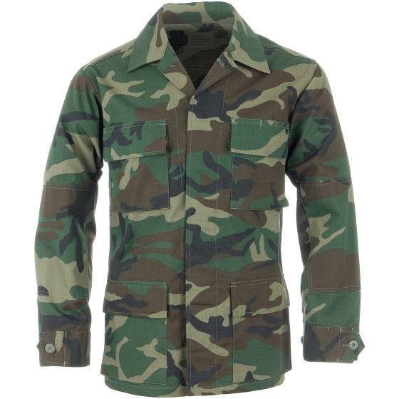 Teesar BDU Skjorta Ripstop - Woodland