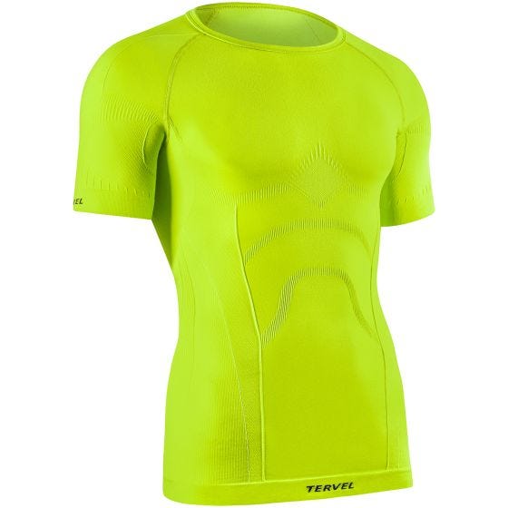 Tervel Comfortline Kortärmad Skjorta - Yellow Fluo