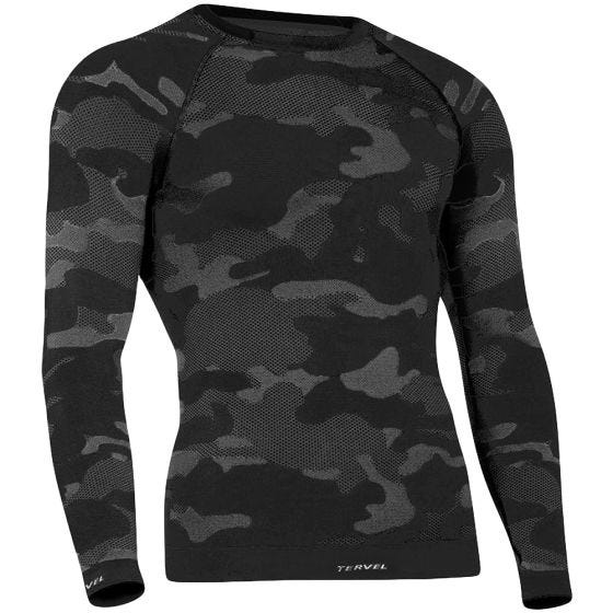 Tervel Optiline Tactical Långärmad Skjorta - Svart/Grå