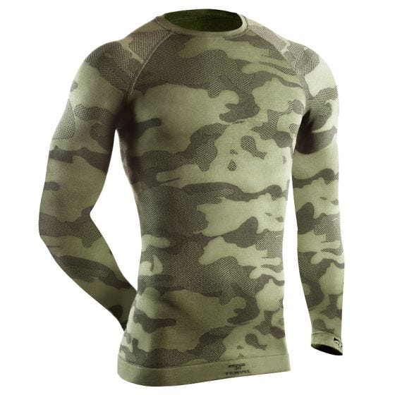 Tervel Optiline Tactical Långärmad Skjorta - Military/Grå