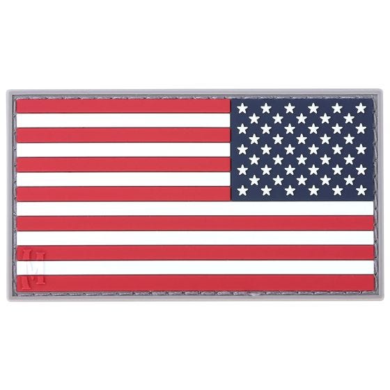 Maxpedition Reverse USA Flag Litet Moralmärke - Fullfärg