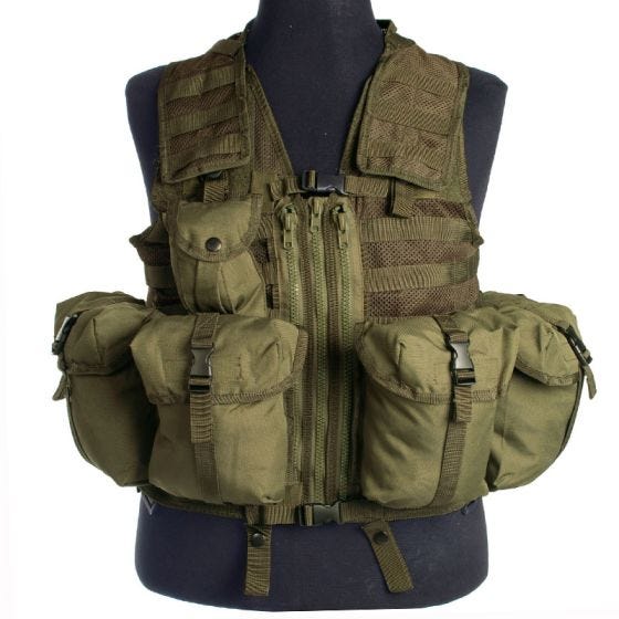 Mil-Tec Modular System Taktisk Väst - Oliv