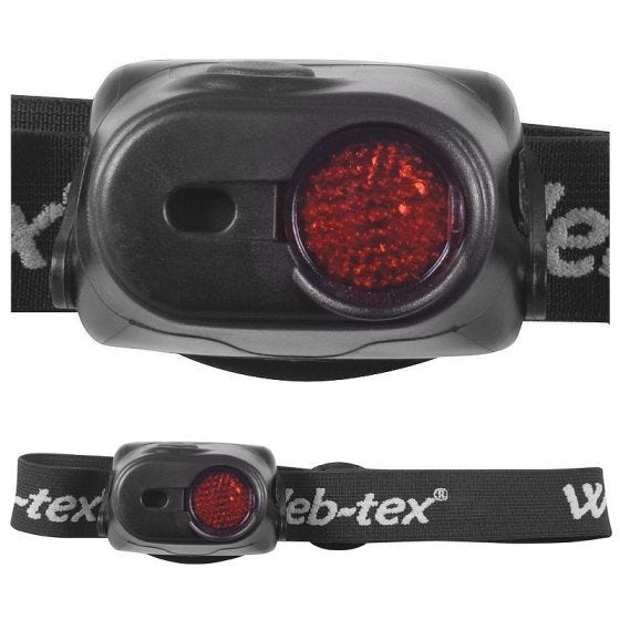 Web-Tex Warrior Pannlampa - Svart
