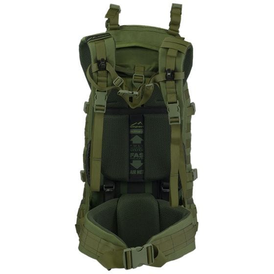 Wisport Raccoon Ryggsäck 45 L - Olivgrön