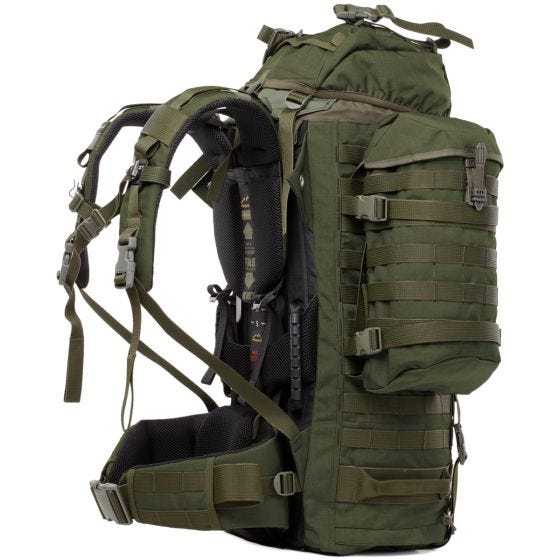 Wisport Wildcat Ryggsäck 65 L - Olivgrön
