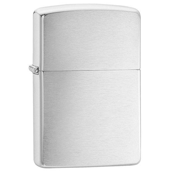 Zippo Brushed Chrome Regular Tändare - Borstad Krom