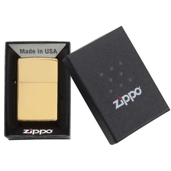 Zippo High Polish Brass Tändare - High Polish Brass