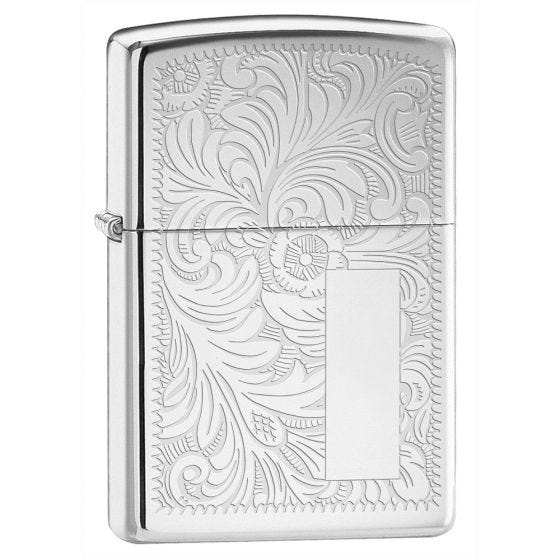 Zippo Venetian Tändare - High Polish Chrome